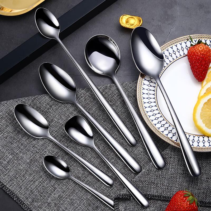 Thickened 304 Stainless Steel Salad Spoon