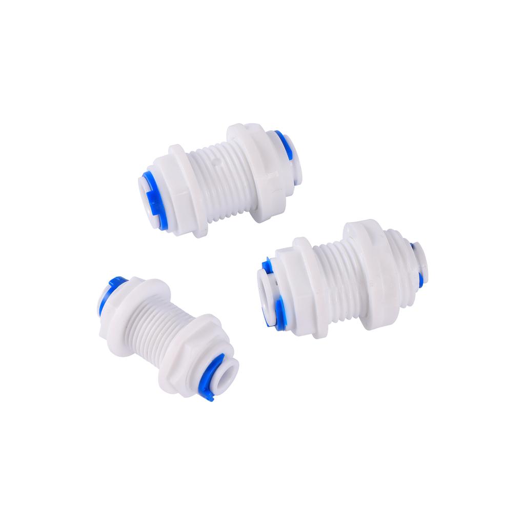 OD 1/4" 3/8" Hose Tube Connectors Reverse Osmosis Aquarium Fittings RO Water Elbow Straight Plastic Pipe Coupling Water Joints