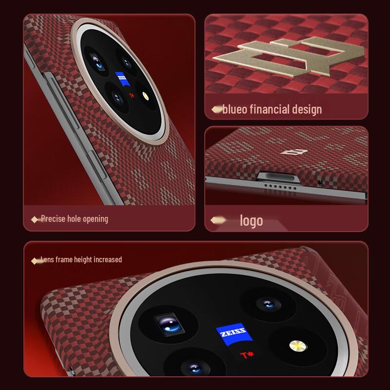 BLUEO Aramid Fiber Magnetic Hinge Protection Case for Vivo X Fold5