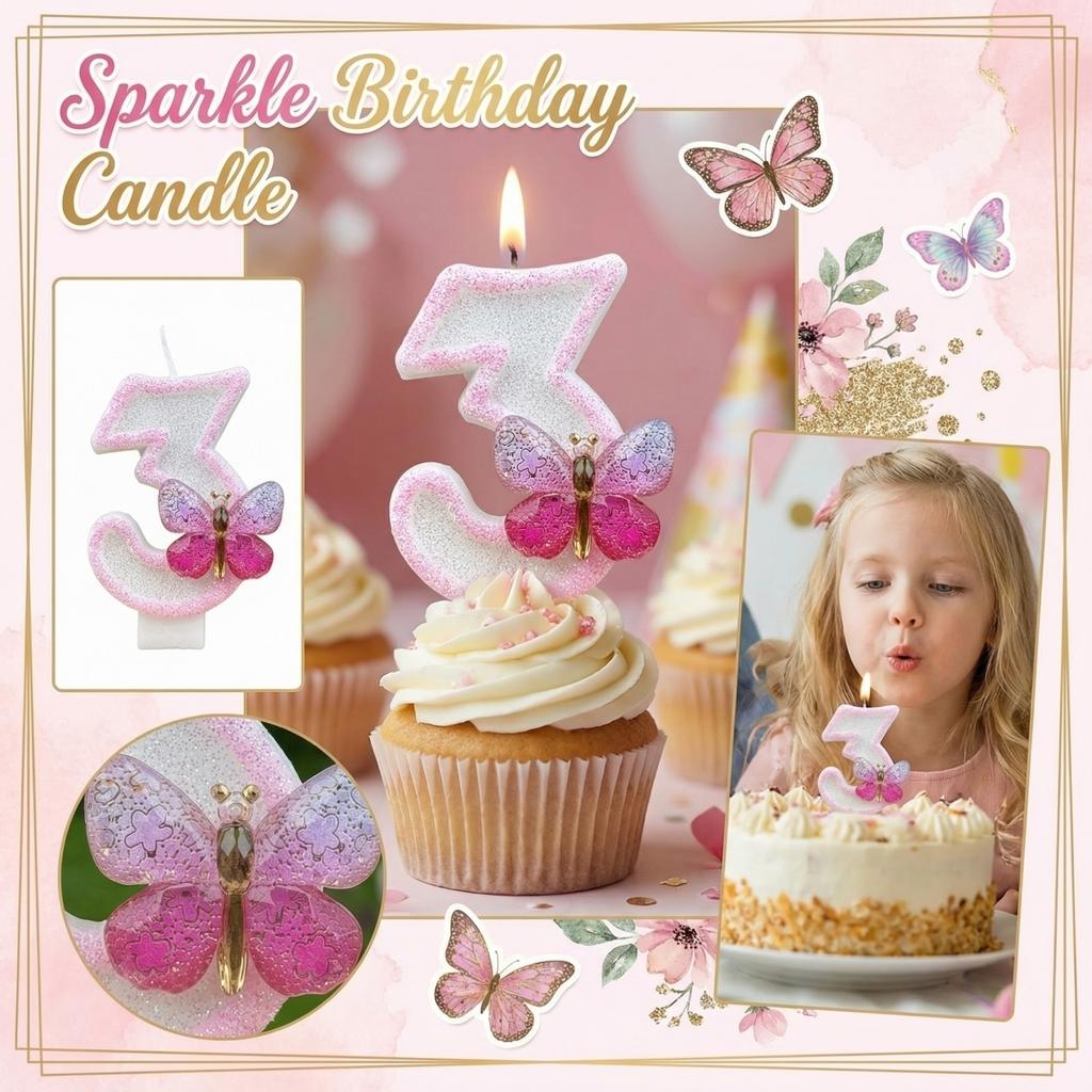 Fashion Cartoon Creative Birthday Candles Party Digital Candles