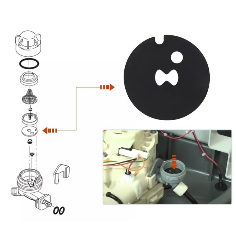 3 Pack Venturis Gasket Replacement Spare Washer Suitable for Water Softener Systems Improves Flow and Reduces Hardness