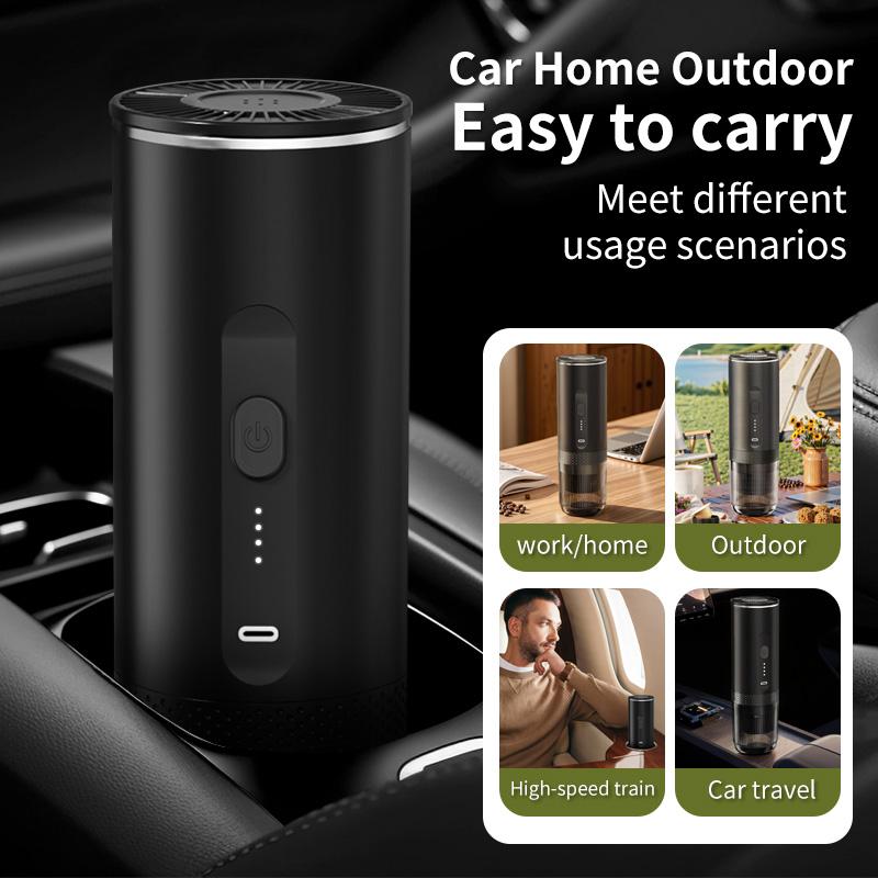 Xiaomi Kabellose elektrische Espressomaschine für Auto & Zuhause Camping Tragbare Kaffeemaschine 2-in-1 Kapsel Pulver Reisekaffeemaschine