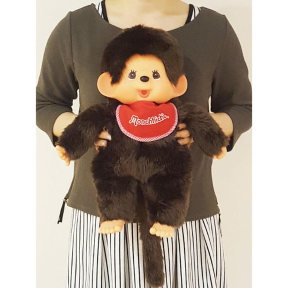Sekiguchi Monchhichi Премиум Стандартный Большой Коричневый Кукла для Мальчика 251049 В41 x Ш34 x Г13см