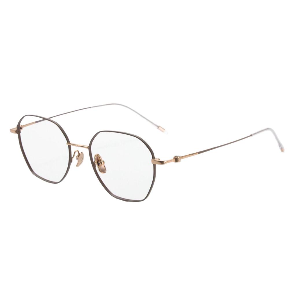 Retro Full Titanium Green Eyeglass Frame for Men & Women - M860, Prescription Ready