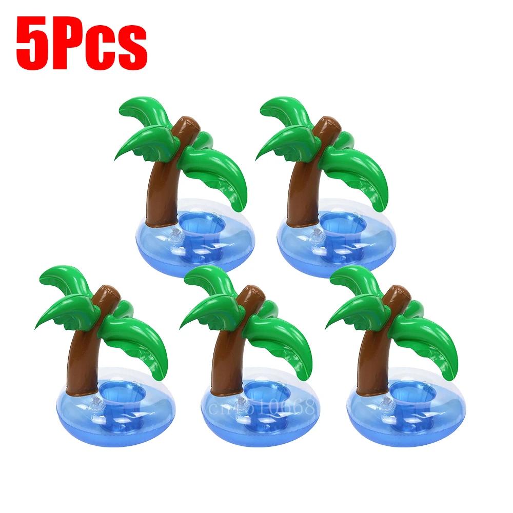 1-5 Stücke Schwimmender Becher Aufblasbarer Flamingo Getränkebecherhalter Pool Float Bar Untersetzer Schwimmhilfen Rosa Spielzeug Getränkehalter