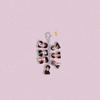 9pcs BTS Multi-Charm Keychain, Bangtan Boys Member Photo/Cartoon Figure Chain Keyring, Kpop ARMY Fans Bag Charm