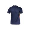 Nike Printed Casual Raglan Short Sleeve Soccer Shirt Men tops Dark-Blue Red 894231-410
