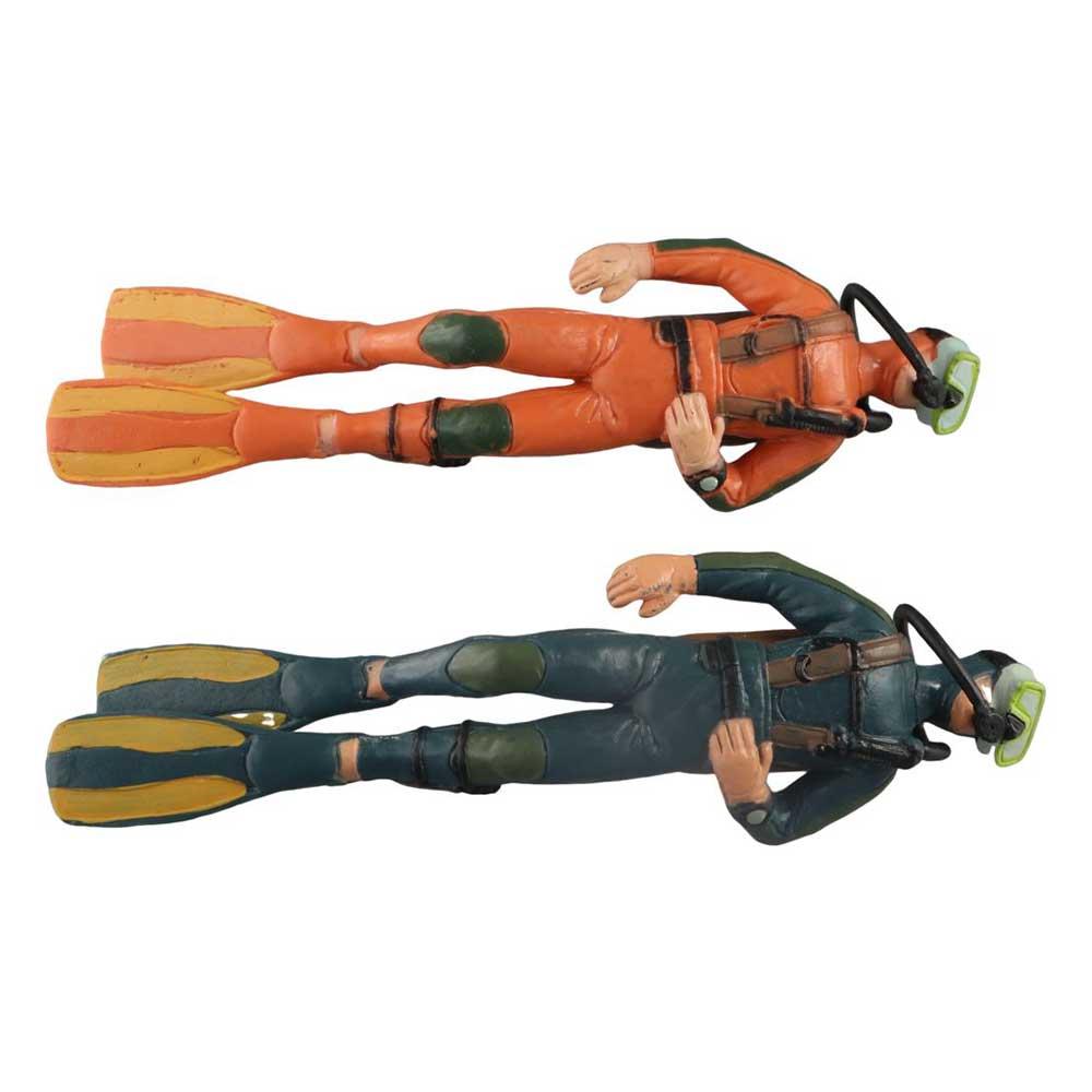 Resin Landscape For Fish Tanks Little Diver Floating Device Fish Tank Accessoies Aquarium Decor