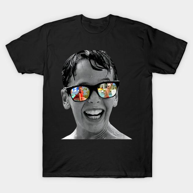 

Men Black Print T-shirt Squints Beautiful Hot No-Cut Transfer Paper Print Cotton Tshirt L чорний