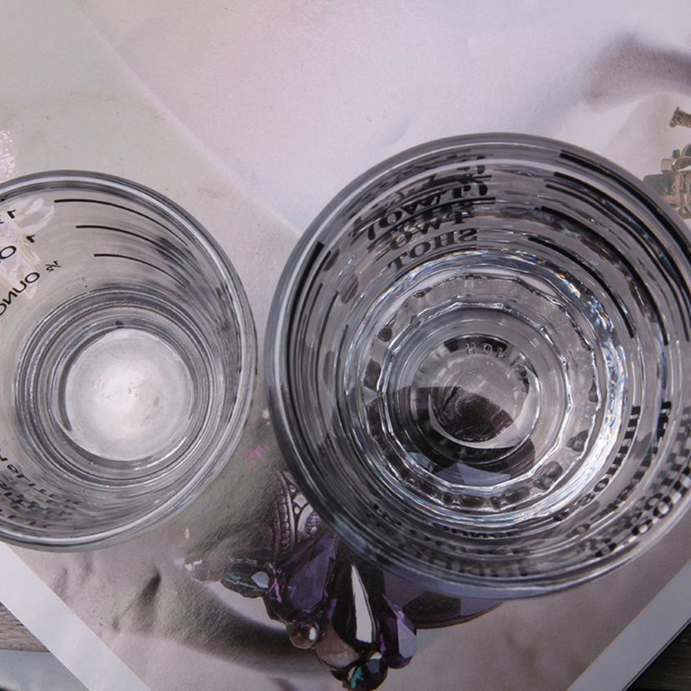 with Scale Bar Accessories Heat-resistant Measuring Cup Jigger Bartender Tools Shot Glass