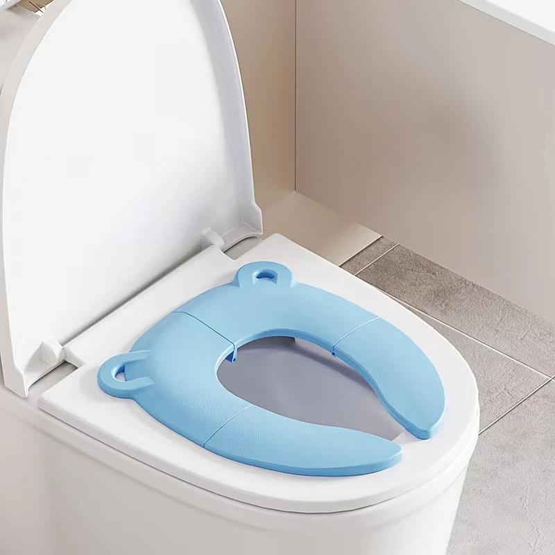 Baby Cartoon Reise faltbarer Töpfensitz Kleinkind tragbarer Toilettentrainingssitz Kinder Urinalkissen Kinder Töpfensitzpolster / Matte