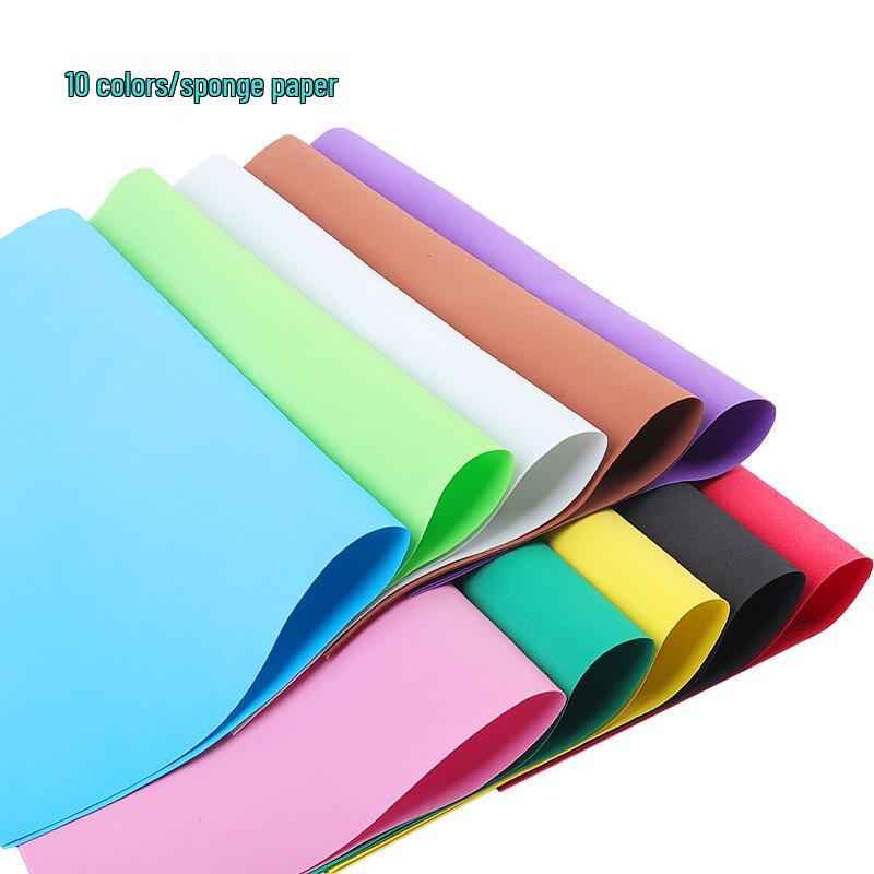 Placă mare din spumă EVA 50x50cm, grosime 1mm, pentru meșteșuguri DIY și proiecte educaționale.