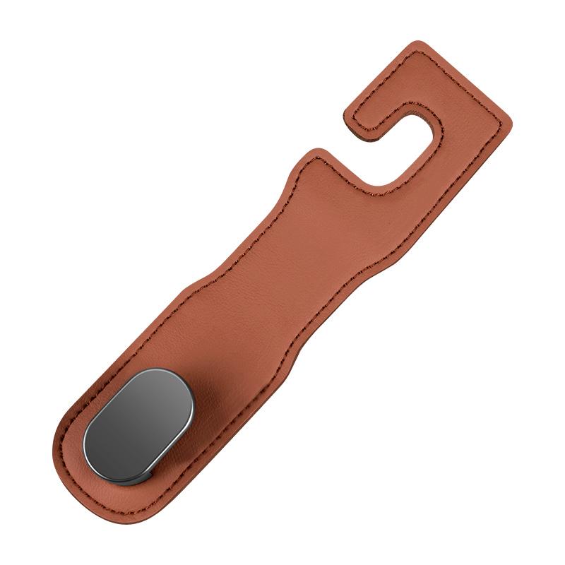 Car Leather Hook Seat Back Car Interior Decoration Supplies Multi-Functional Storage Folding Hang Hidden Hook