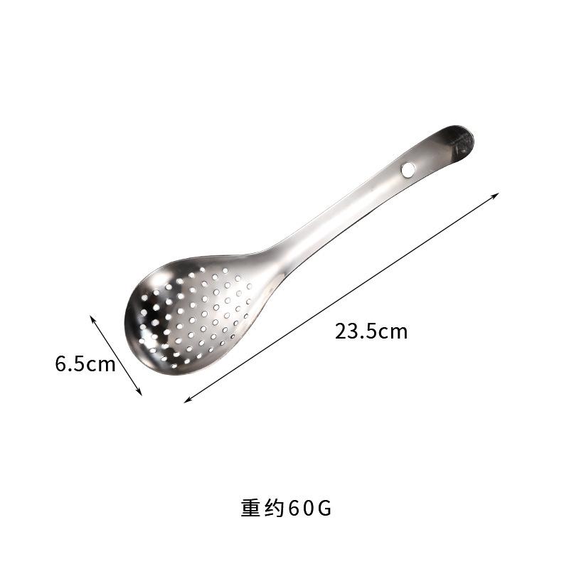 Sítko z nerezové oceli Lžíce Kuchyňský cedník Lžíce Lžíce Filtr Sítko Naběračka na potraviny Děrovaný cedník