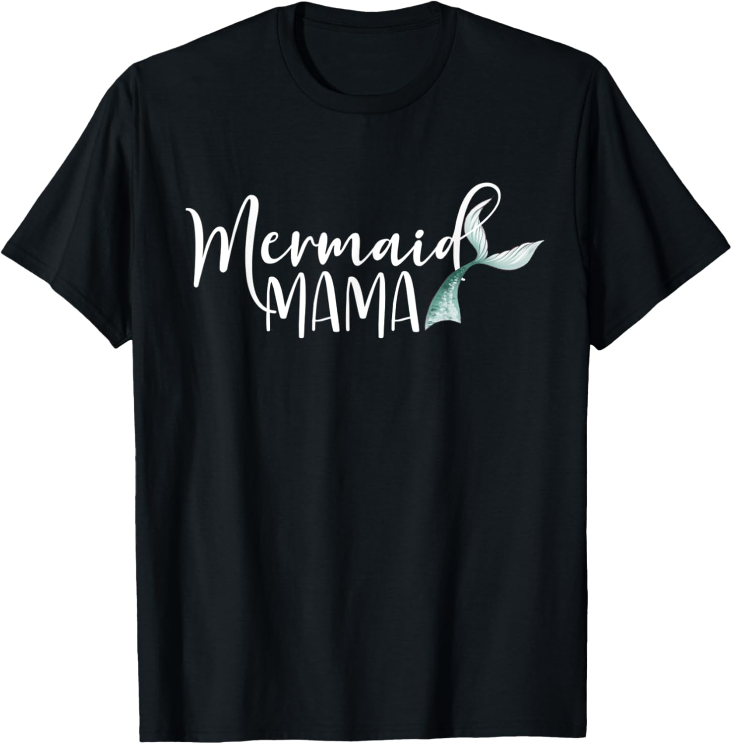 Mermaid Mama Mom Mothers Fantasy Gift Birthday Theme Mermom T-Shirt S