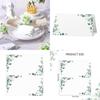 Pack of 100 Stylish Paper Name Cards Wedding Seating Cards Wildflowers Table Cards for Birthdays and Christenings X3UC