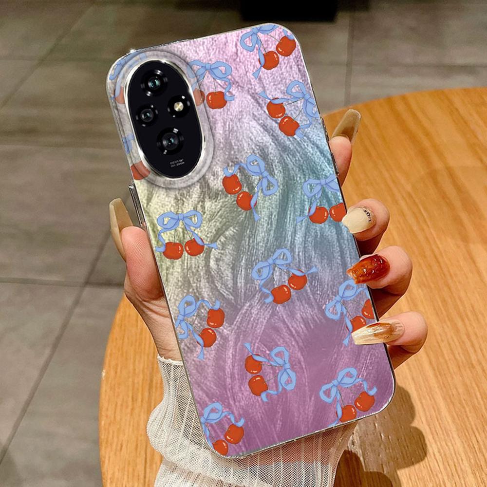 Gradient Colorful Pueple Butterfly For Huawei Honor 200 400 Lite X9a X9c X8a Magic5 Lite Cases Cover Phone Case Fundas Silicone Soft TPU Bumper