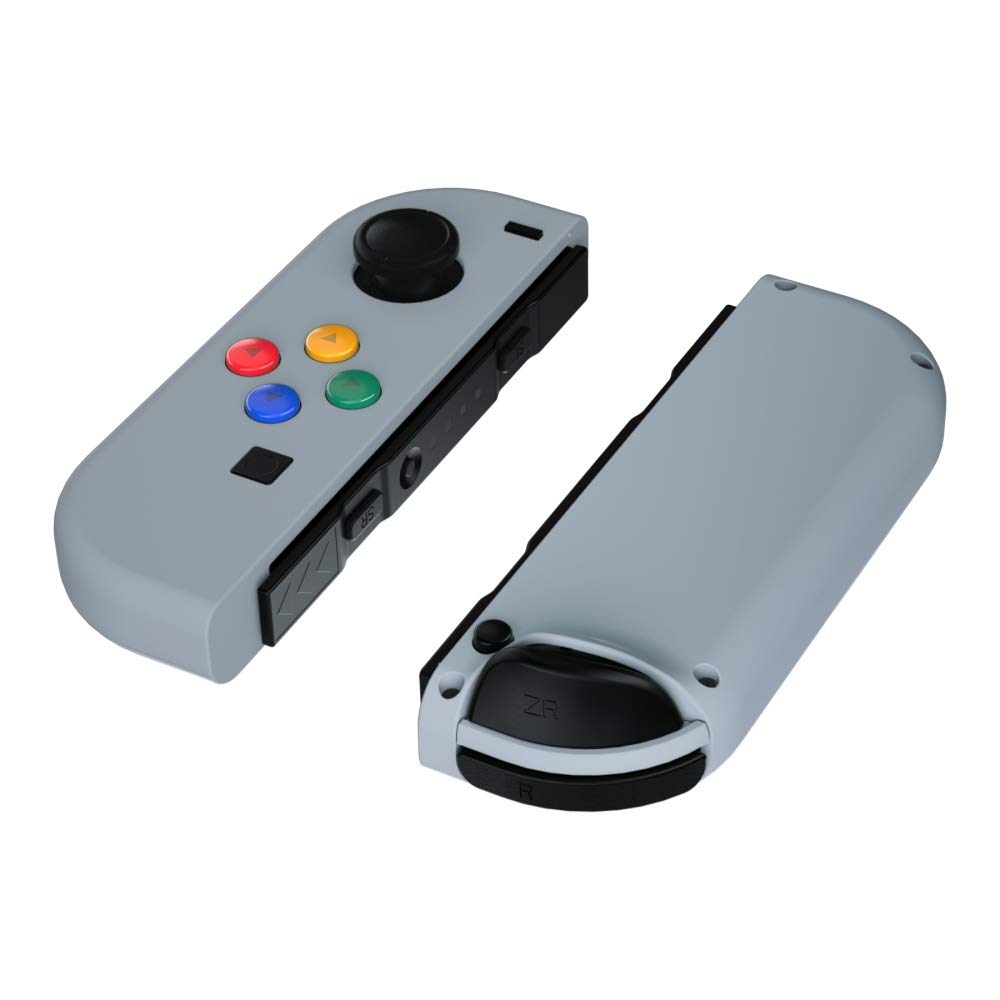 eXtremeRate Switch Replacement Shell Compatible with Handheld Controller Housing Case Compatible with Switch and Switch Comes with 8 Colorful DIY