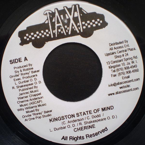 

7inch Record CHERINE ANDERSON - Kingston State Of Mind NONE Taxi 2007 Jamaica Reggae, Ska & Dub Used