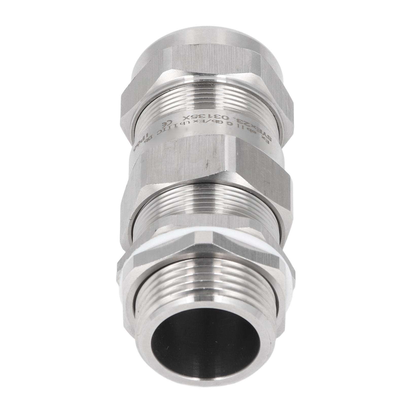 

Водонепроникний кабельний ввід G1 Нержавіюча сталь 304 Вибухозахищений Подвійне ущільнення Розпірка Кабельний ввід