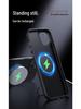 iPhone 16 Carbon Fiber Magnetic Case with Double Ring Stand, Compatible with Apple 15 Pro
