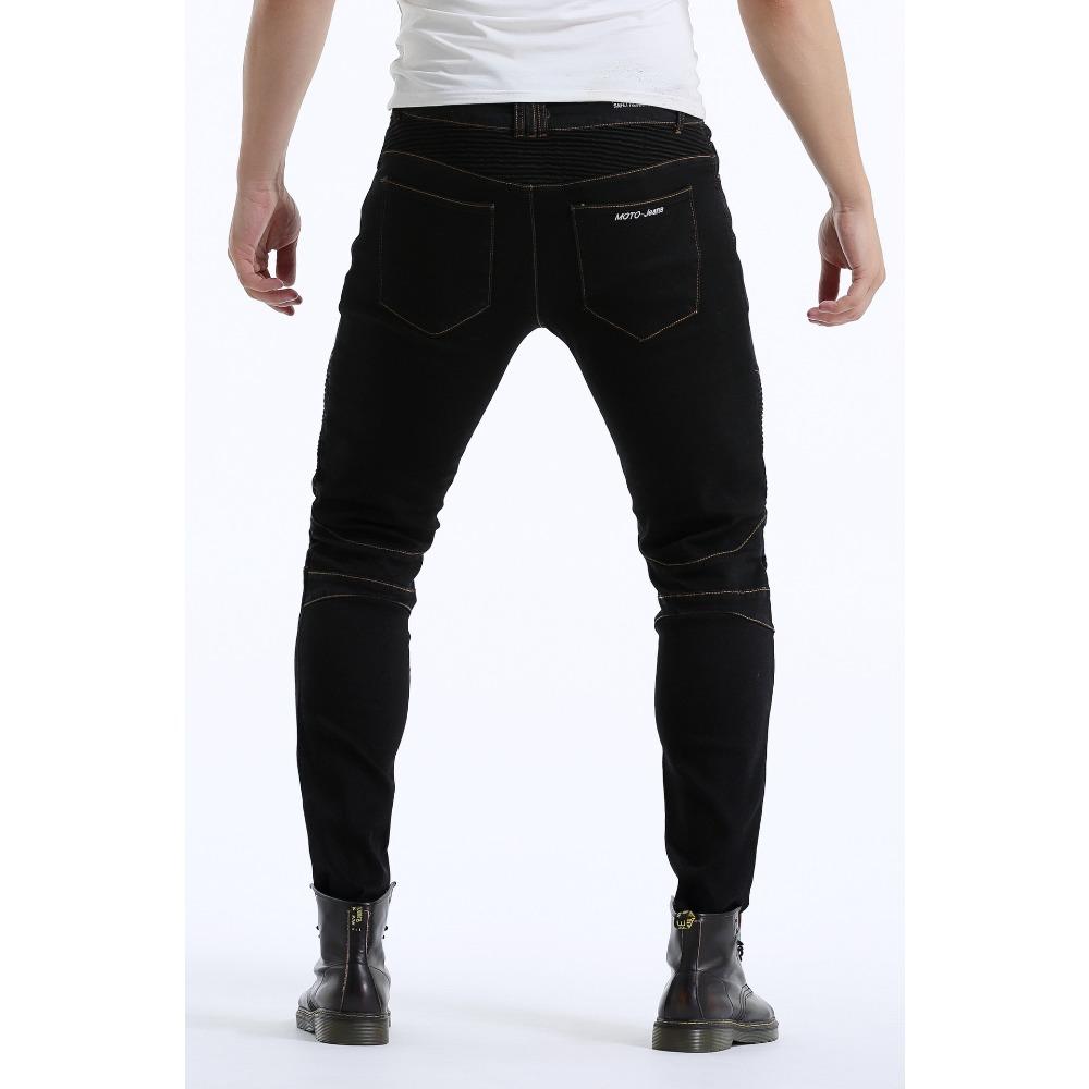 New product motorcycle jeans, four seasons locomotive elastic anti-drop cycling pants, waterproof rain protection, extended protective gear