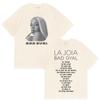 Singer Bad Gyal Tour 2025 Merch T Shirts Unisex Women Retro Aesthetic High Quality Fashion Tshirt Casual Cotton Short Sleeve Tees