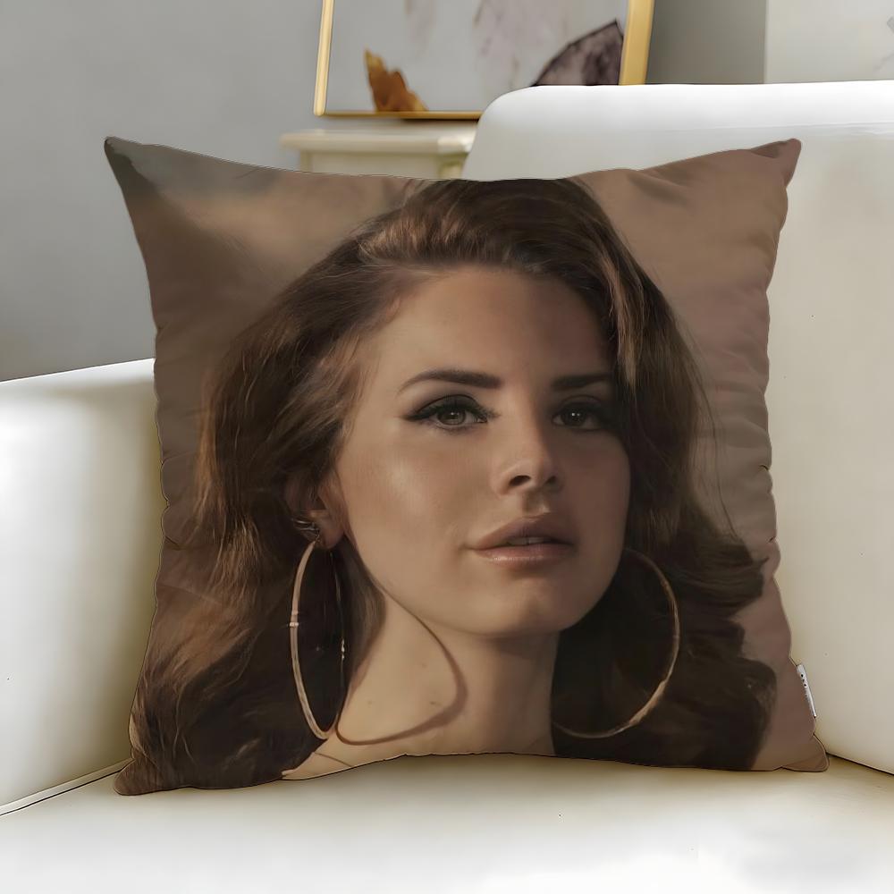 Populära sångerskan Lana Del Rey Kuddfodral Mjukt & Lätt att Tvätta Örngott – Mångsidigt för Soffa, Säng, Resa och Kontor