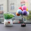 Love Balloon Bobblehead Car Dashboard Ornament Cute Spring Shaking Head Interior Decoration Auto Accessory