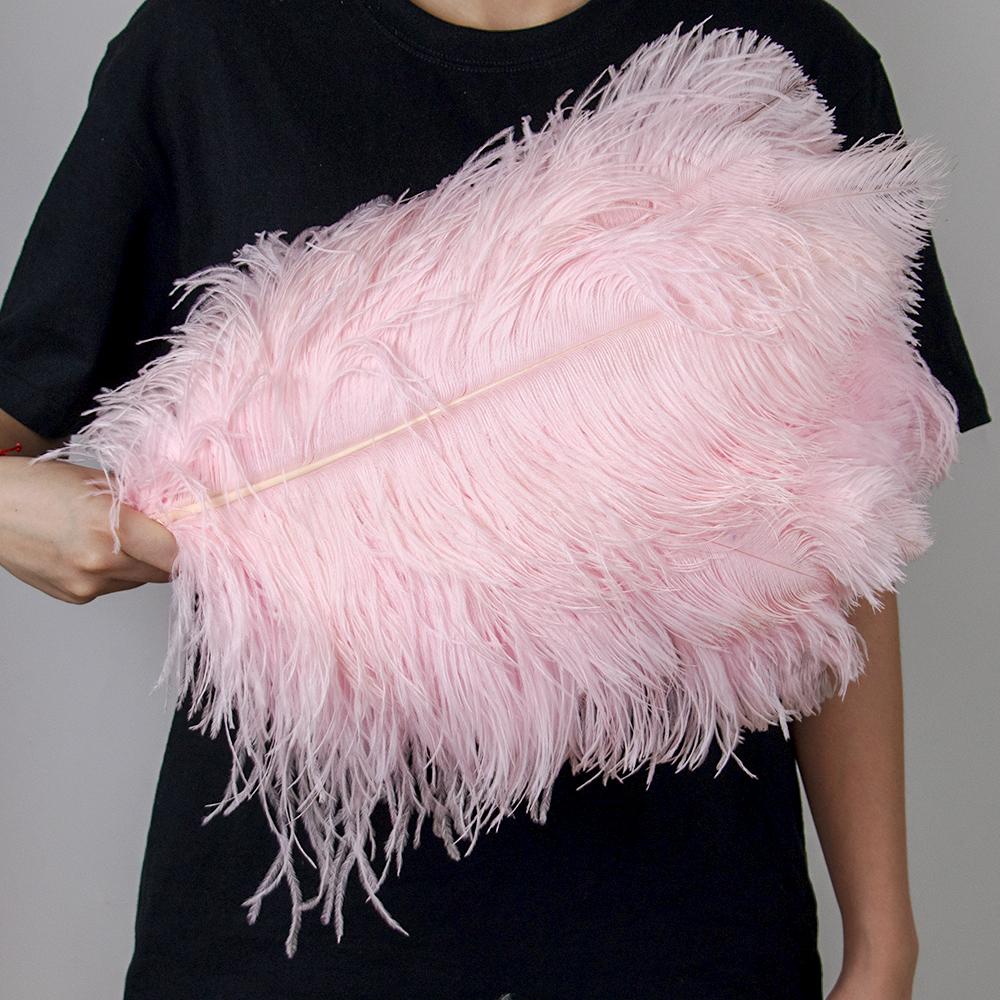 10PCS Big Ostrich Feathers 15-60cm for DIY Craft Wedding Table Center Decor Ostrich Plumas Carnival Party Stage Accessories Bulk