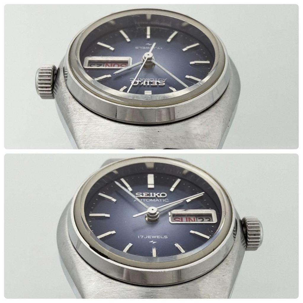 Used Seiko Joyful 1972 Automatic Ladies Watch Blue Dial