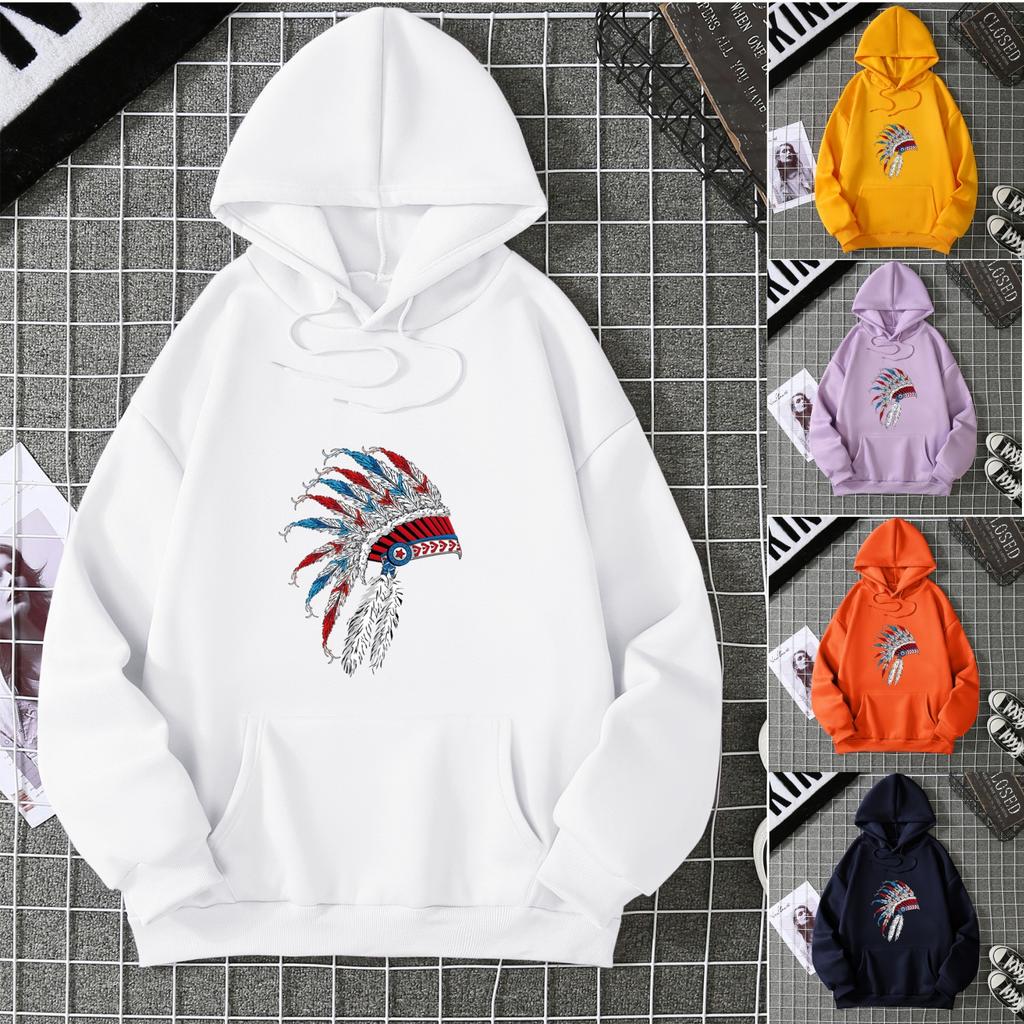 Real shot fashion design loose and thin Hong Kong style printed letters hooded sweater fleece top hoodie