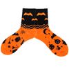 2Pairs Pumpkin Tube Socks Bat Cotton Socks Women Breathable Mid-Calf Stockings  Party