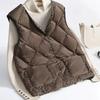 Vest Autumn and Winter New Down Cotton Vest Women's Versatile Loose Women's Vest New Vest