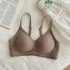 Latex Seamless Underwear Women Gather and Close Secondary Breasts Without Steel Rings, Jelly Lifting Soft Support Anti-sagging Comfortable Bra Cover