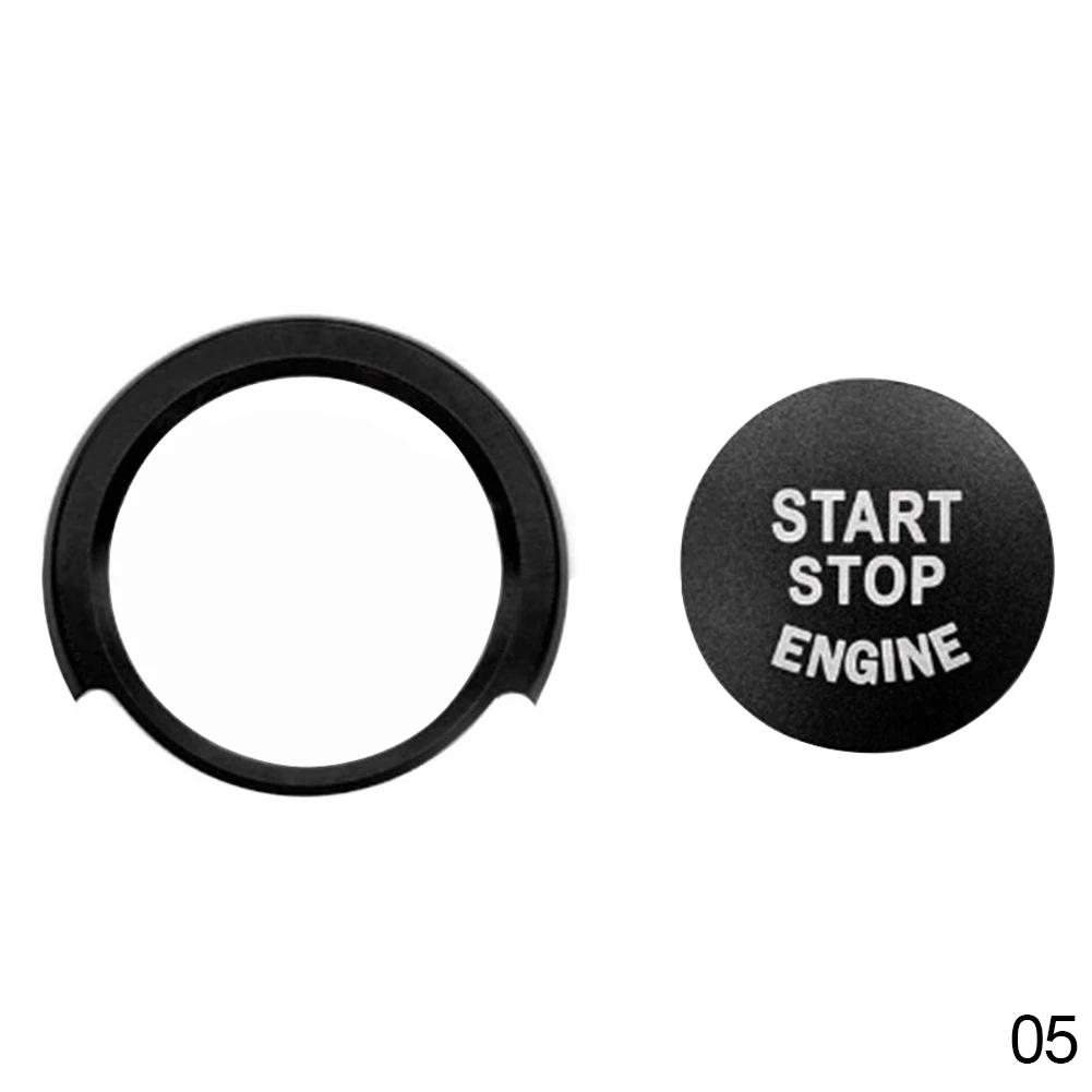 For 1 2 3 4 Series X1 F48 F20 F21 F30 F32 F33 F34 F36 F45 F46 Car Engine Start Button Stickers Ignition Key Ring Trim Cover