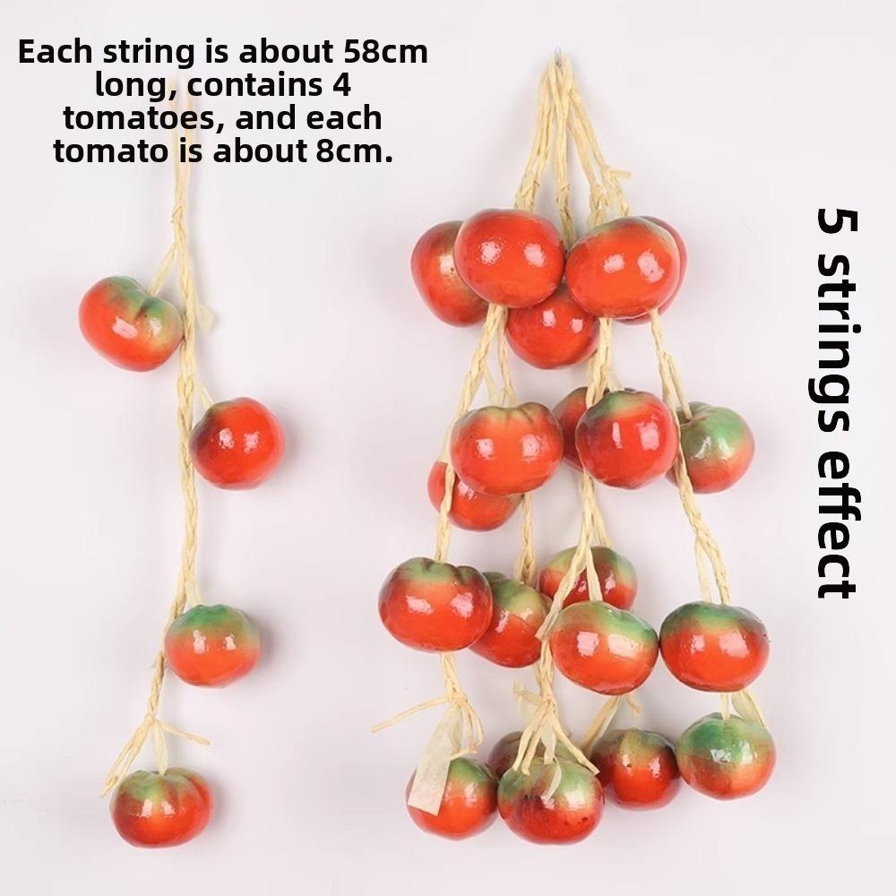 Foam Simulation Fruit Vegetable String Fake Vegetable Wedding Photography Props DIY Decoration