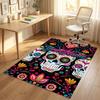 Celebration Party Theme Crystal Velvet Rug Personalized Custom Name Text Soft Floor Mat Home Decor