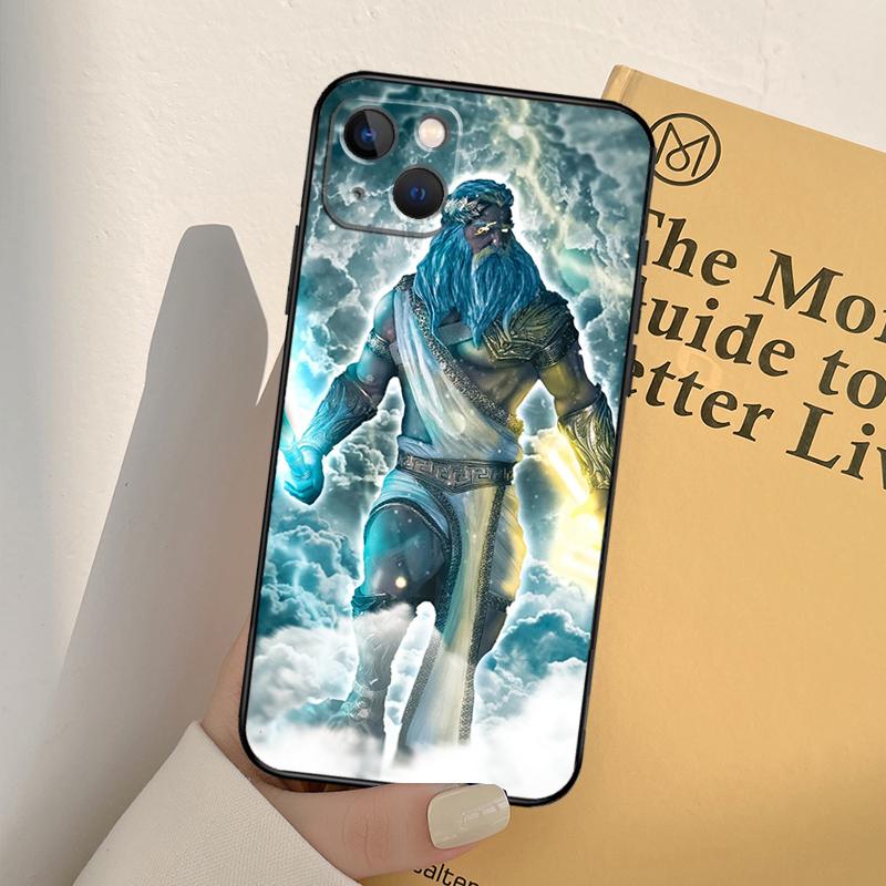 Zeus Phone Case For iPhone 11 12 13 14 Pro Max XS XR X 6 7 8 Plus 12 13 Mini SE 2020 Cover Shell