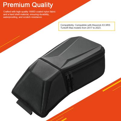 Bolsa de almacenamiento X3 UTV, consola central de hombro, organizador de almacenamiento, bolsa de herramientas Compatible con Maverick X3