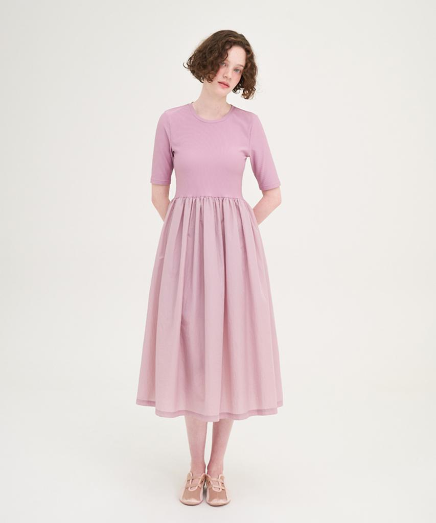 Sekeonseukin Rib Top Ballerina Dress