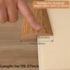 1PC 1mx3.5cm Self Adhesive Wood Grain PVC Strip Easy Install Floor Transition Sealing for Home Decoration Edge Trim Strip Home A