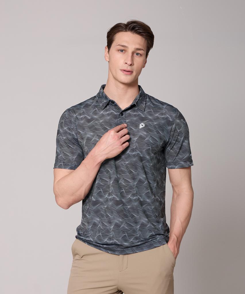 EXTRASPORTY Ice Age Men'S Icefeel Cooling Collared T-Shirt 2 Colors