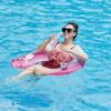 2026U Shaped Inflatable Float Thickened PVC Backrest Lounge Chair With Handle Adult Swimming Ring For Pool Water Play Relaxation