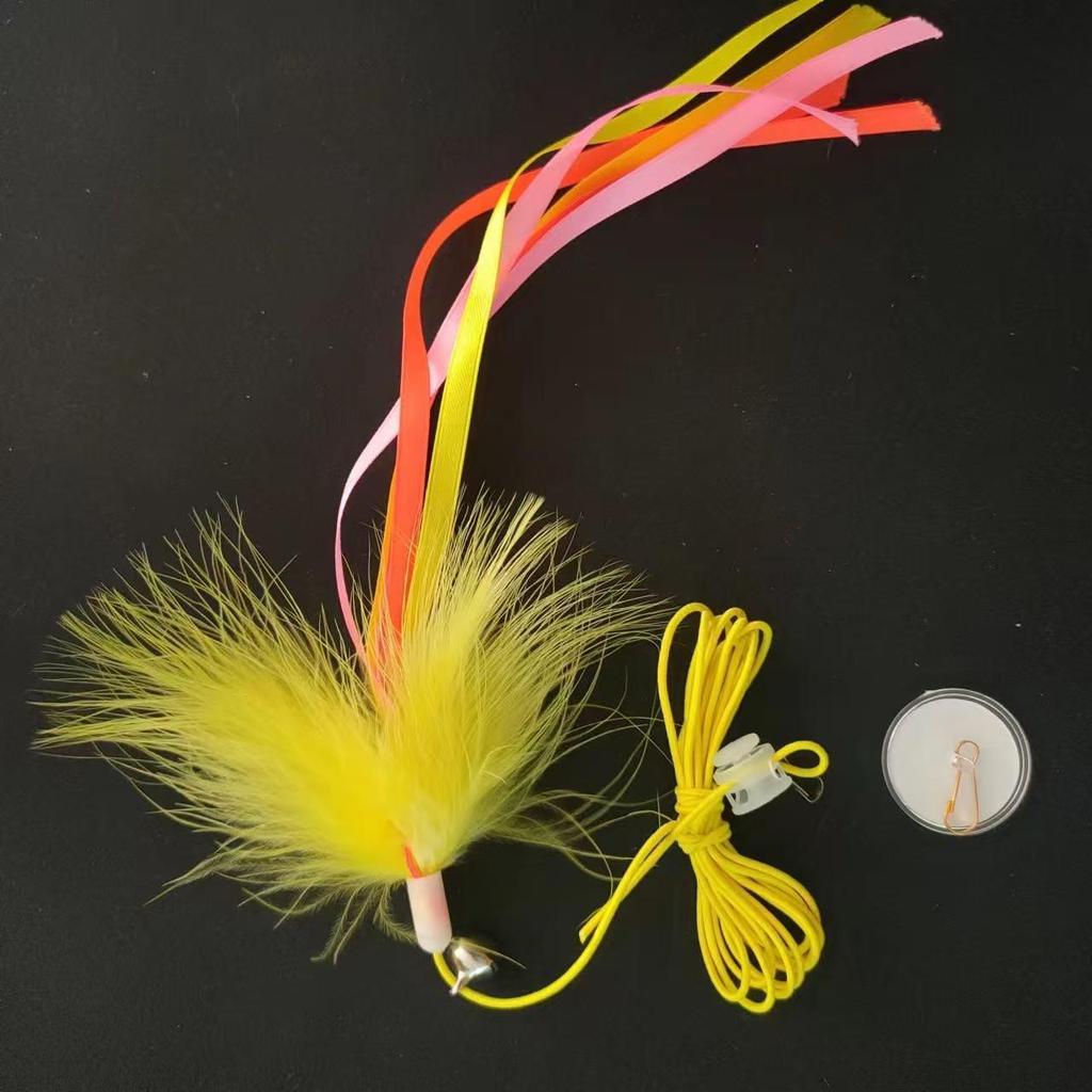 Door-Hanging Cat Toy: Feather, Bell & Mouse for Self-Entertainment & Boredom Relief