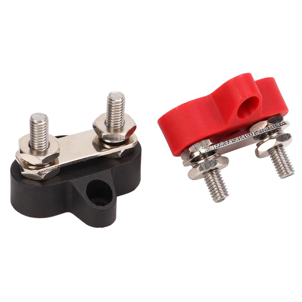 48V Power Distribution Studs Battery Power Ground Junction Post Bus Bar Connector 1 4in M6