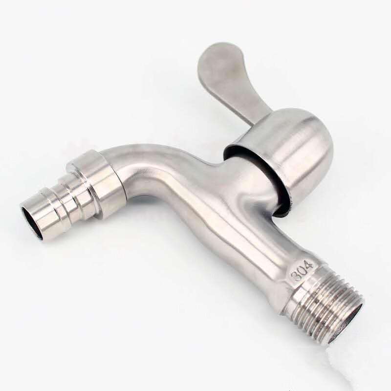 Quick-Open Faucet for Washing Machine & Sink - 304 SS (2-Pack)