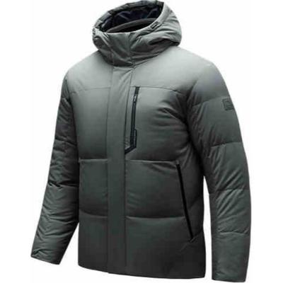 Veste Chaude en Duvet Coupe-Vent et Déperlante Homme Vêtement d'Extérieur Gris Calme 152447908N-3