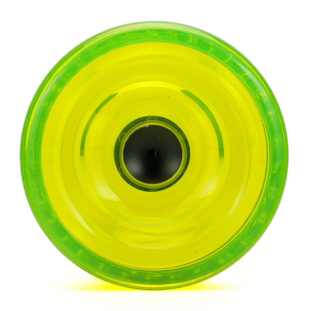 Spin Gear Spin Gadget Crystal Yo-Yo for Beginners - Metal Ball Bearings for Long Spin! (Yellow)