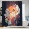 Anime Shower Curtain Japanese Aesthetic Room Decor Bathroom Decor Otaku Gift Manga Shower Curtain Artistic Home Decor Wall Tapes